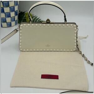Women’s Valentino Garavani rock stud, shoulder bag made in Italy